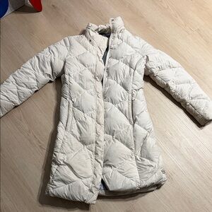 The North Face Women's Light Beige Puffer Coat